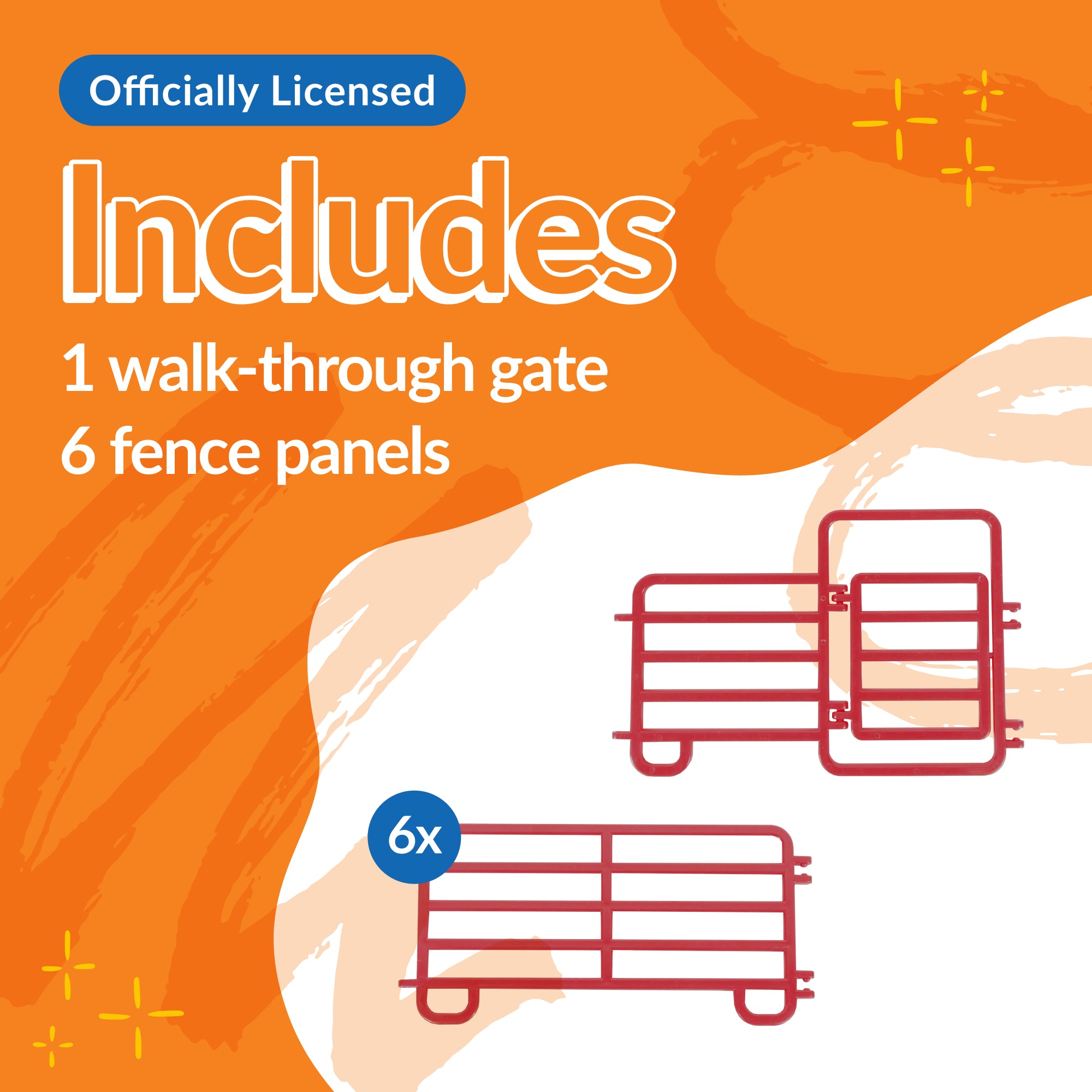 Four Sixes Ranch 7-Piece Corral Fencing