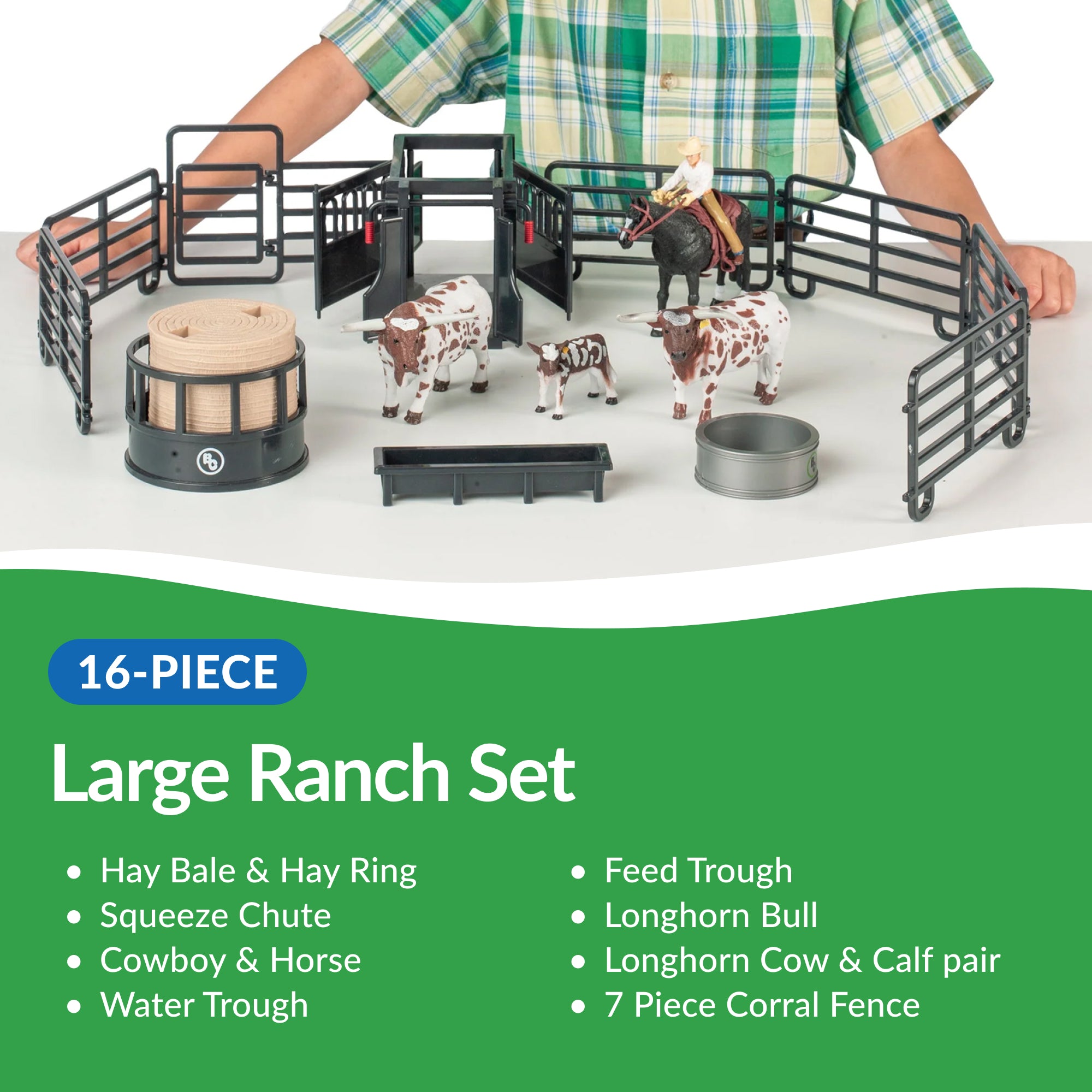 16-Piece Large Ranch Set