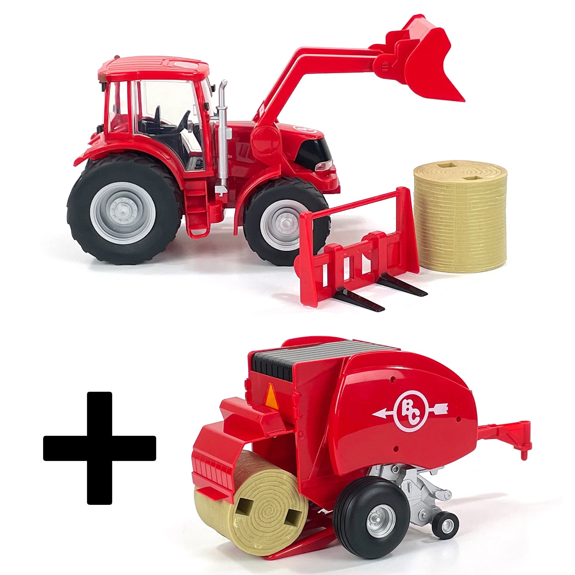 Red Tractor & Baler Bundle