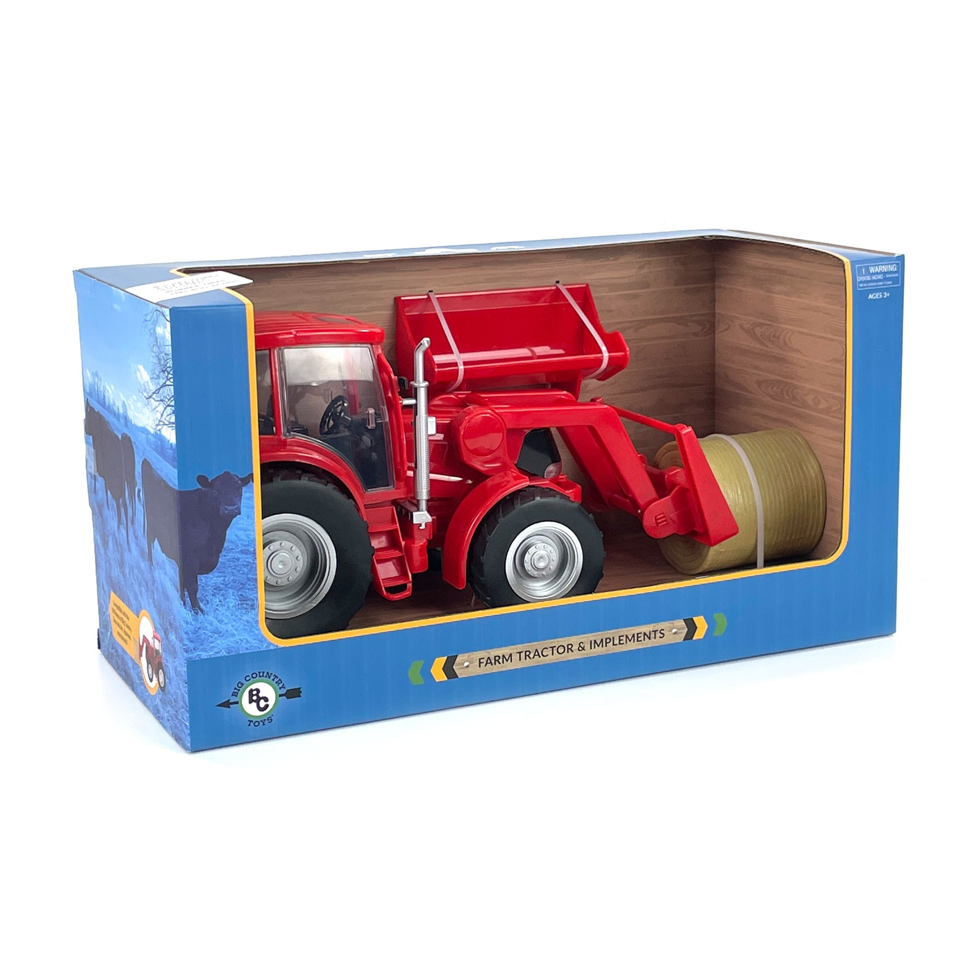 Red Tractor & Implements | bigcountrytoys.com