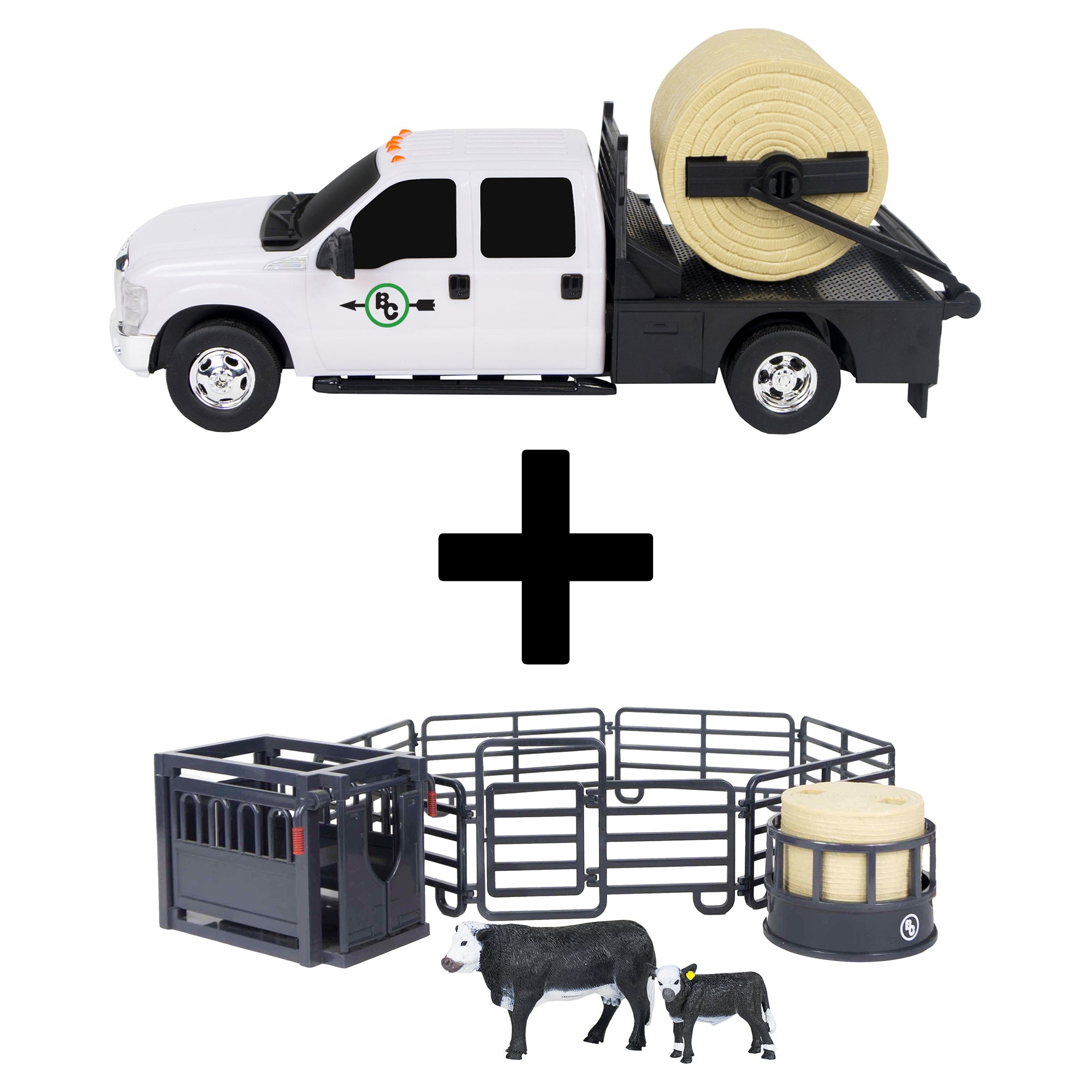 Ford Flatbed Truck & Ranch Set Bundle