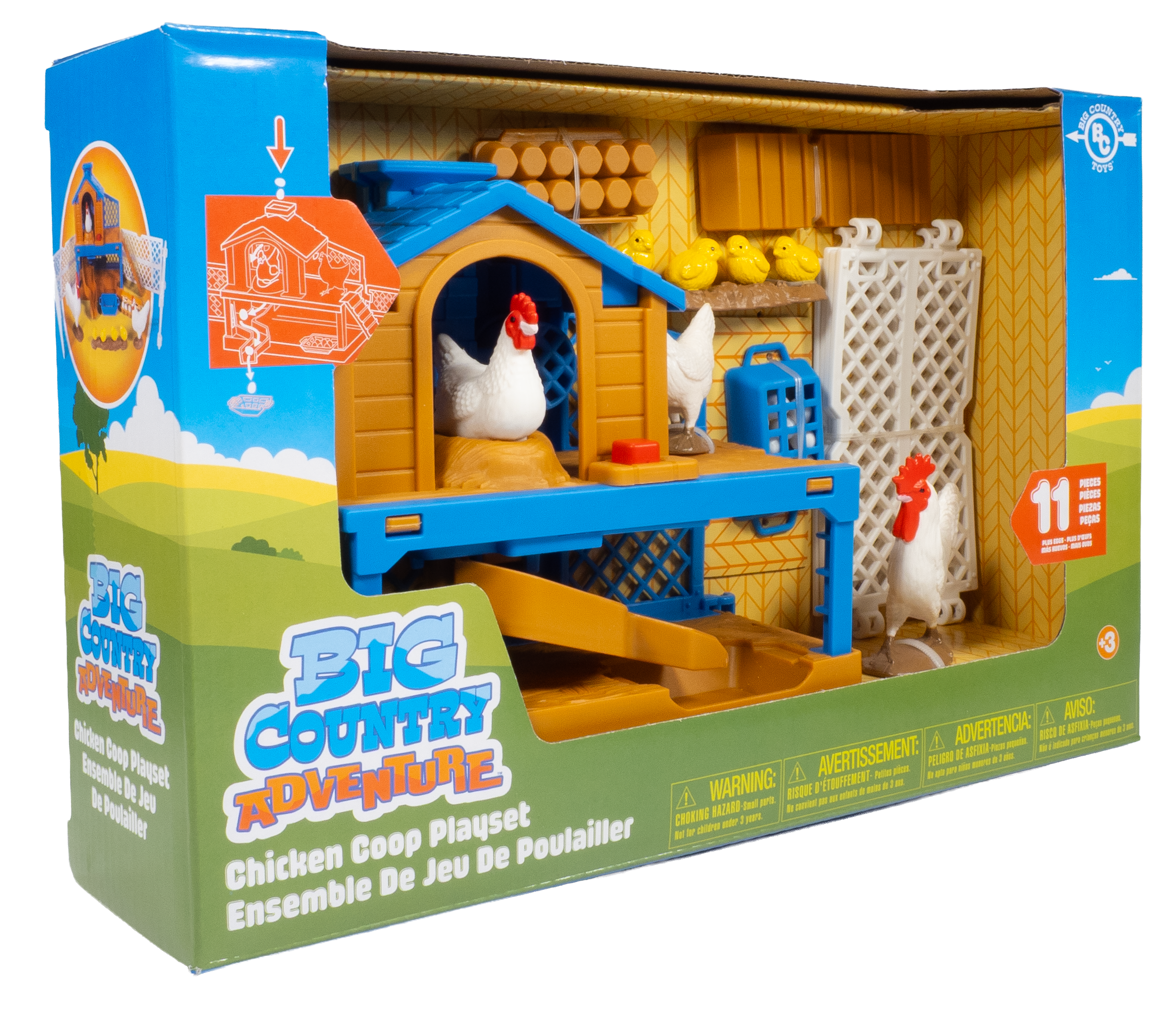 11-Piece Chicken Coop Playset