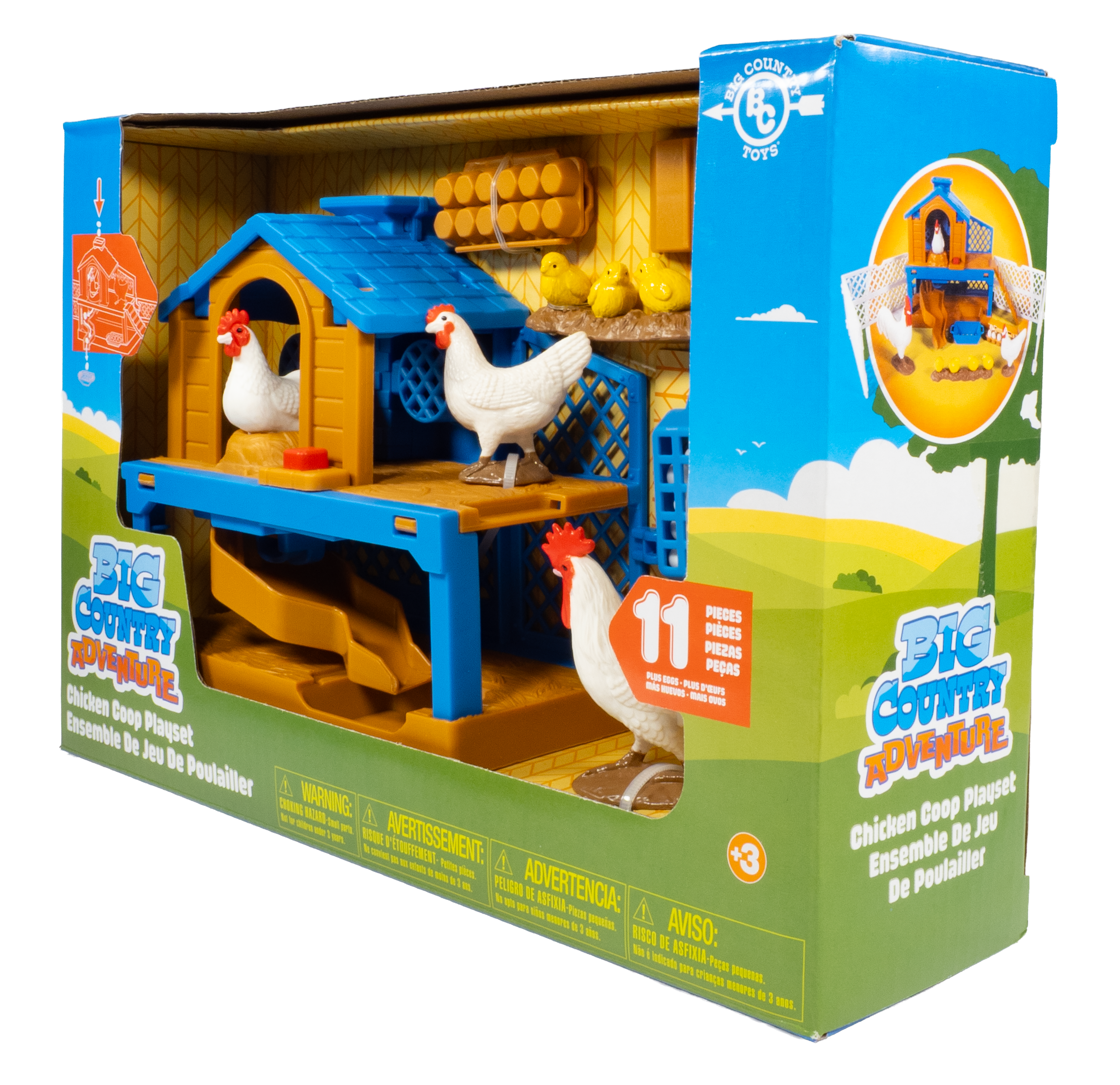 11-Piece Chicken Coop Playset