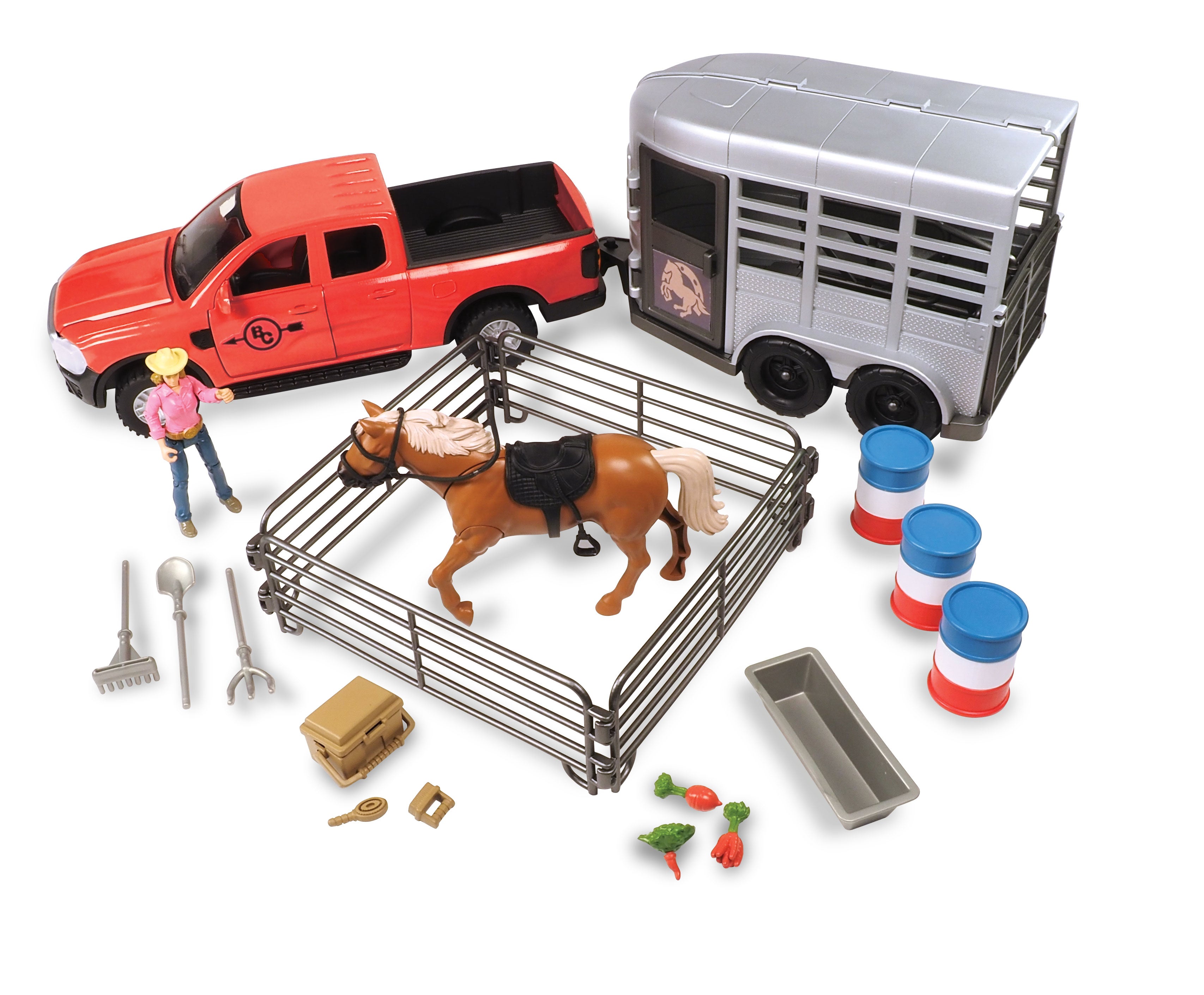 24-Piece Truck & Horse Trailer Playset (DUE DECEMBER 2025)