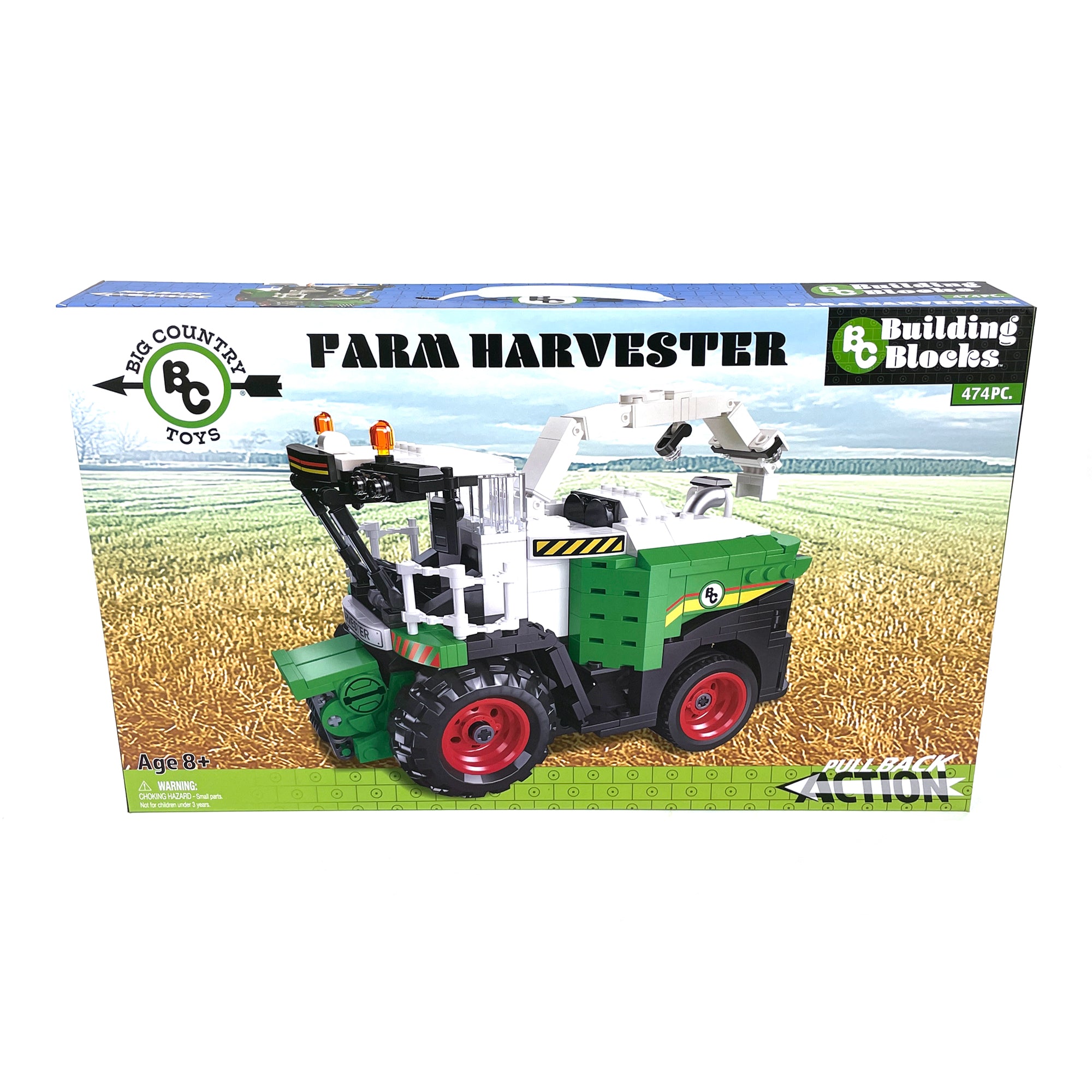 BC Building Blocks 474-Piece Farm Harvester