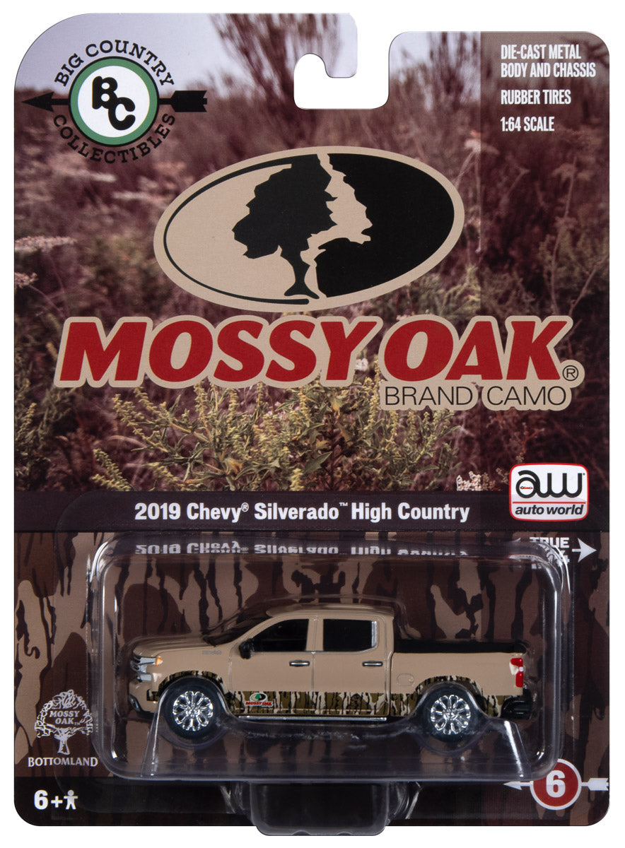 1:64 Scale Die-Cast – Mossy Oak 2019 Chevrolet Silverado High Country