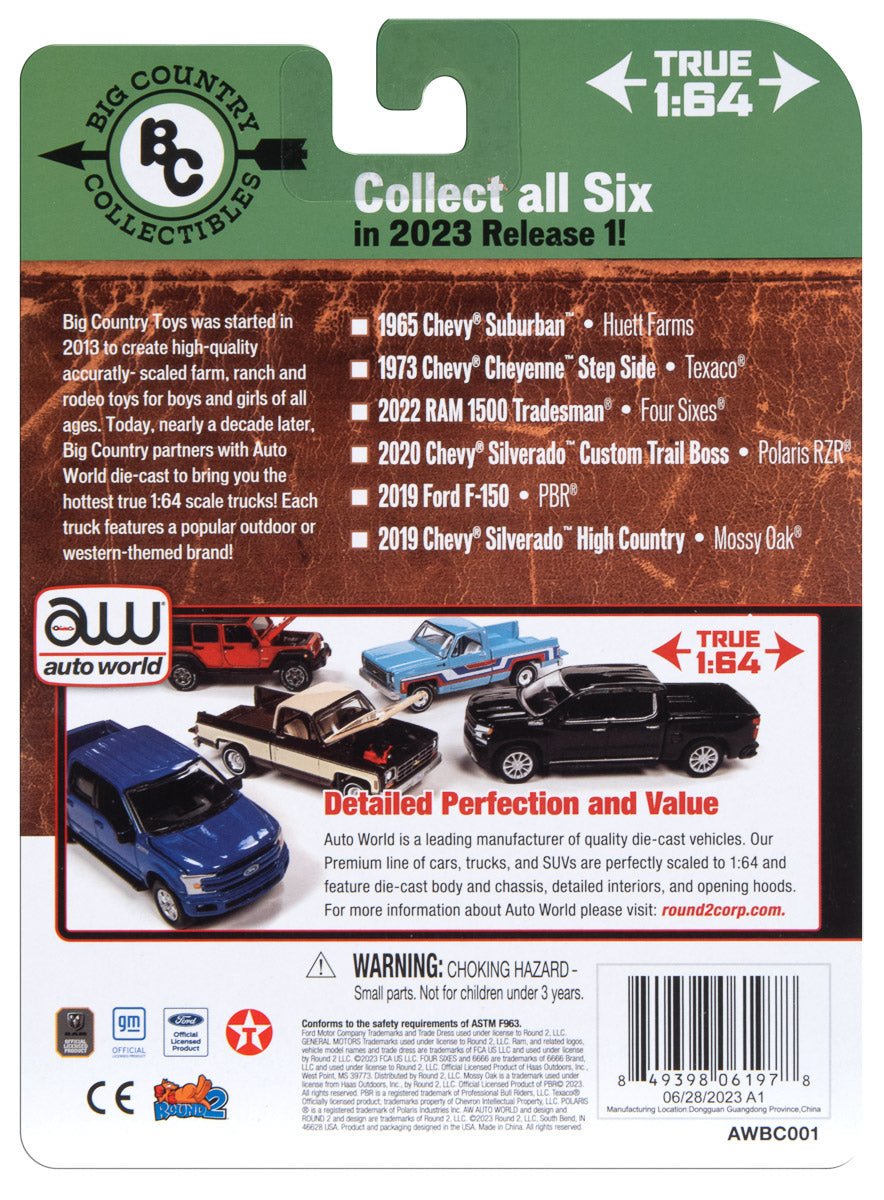 1:64 Scale Die-Cast – Four Sixes Ranch 2022 Ram 1500 Tradesman | bigcountrytoys.com