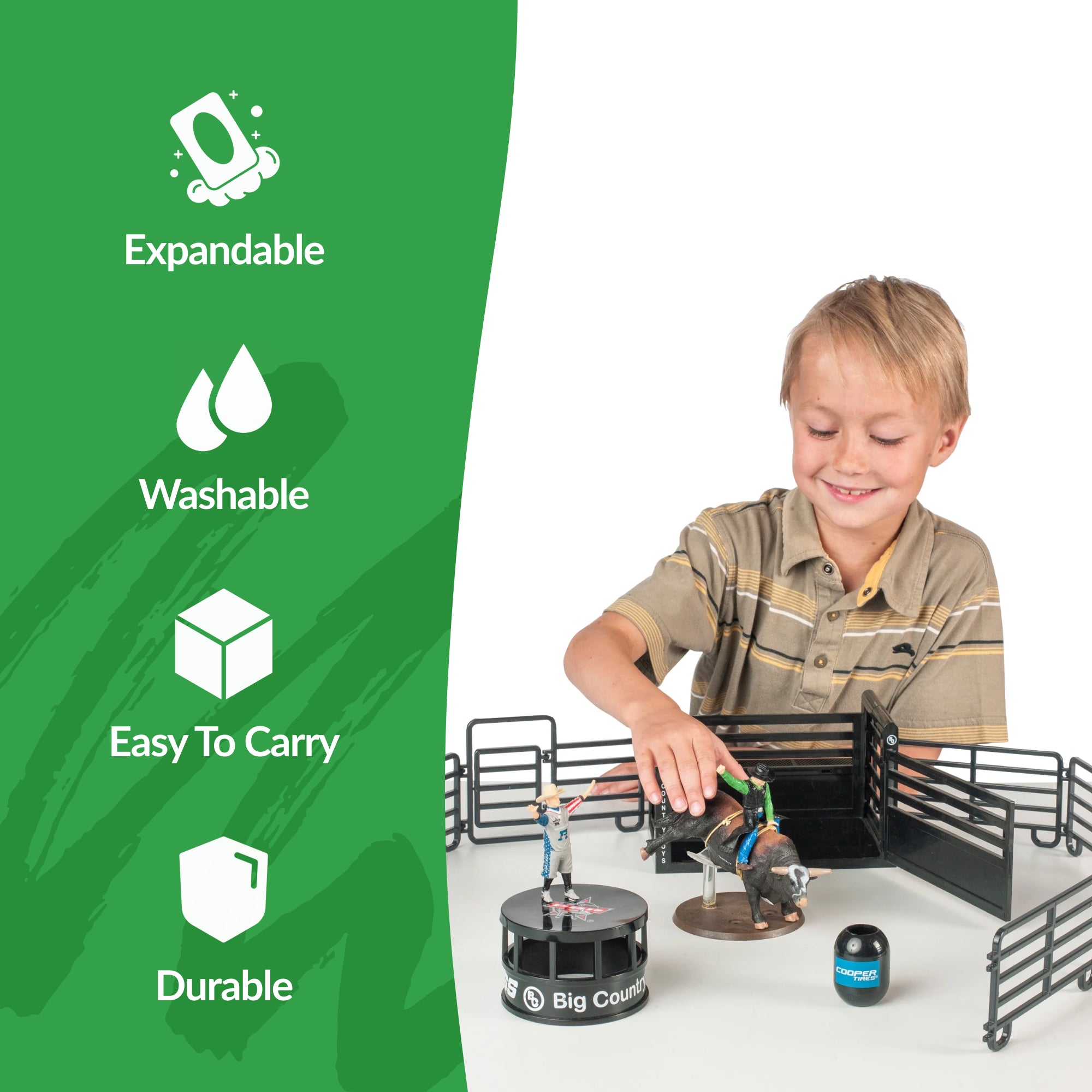 13-Piece PBR® Bull Riding Set | bigcountrytoys.com