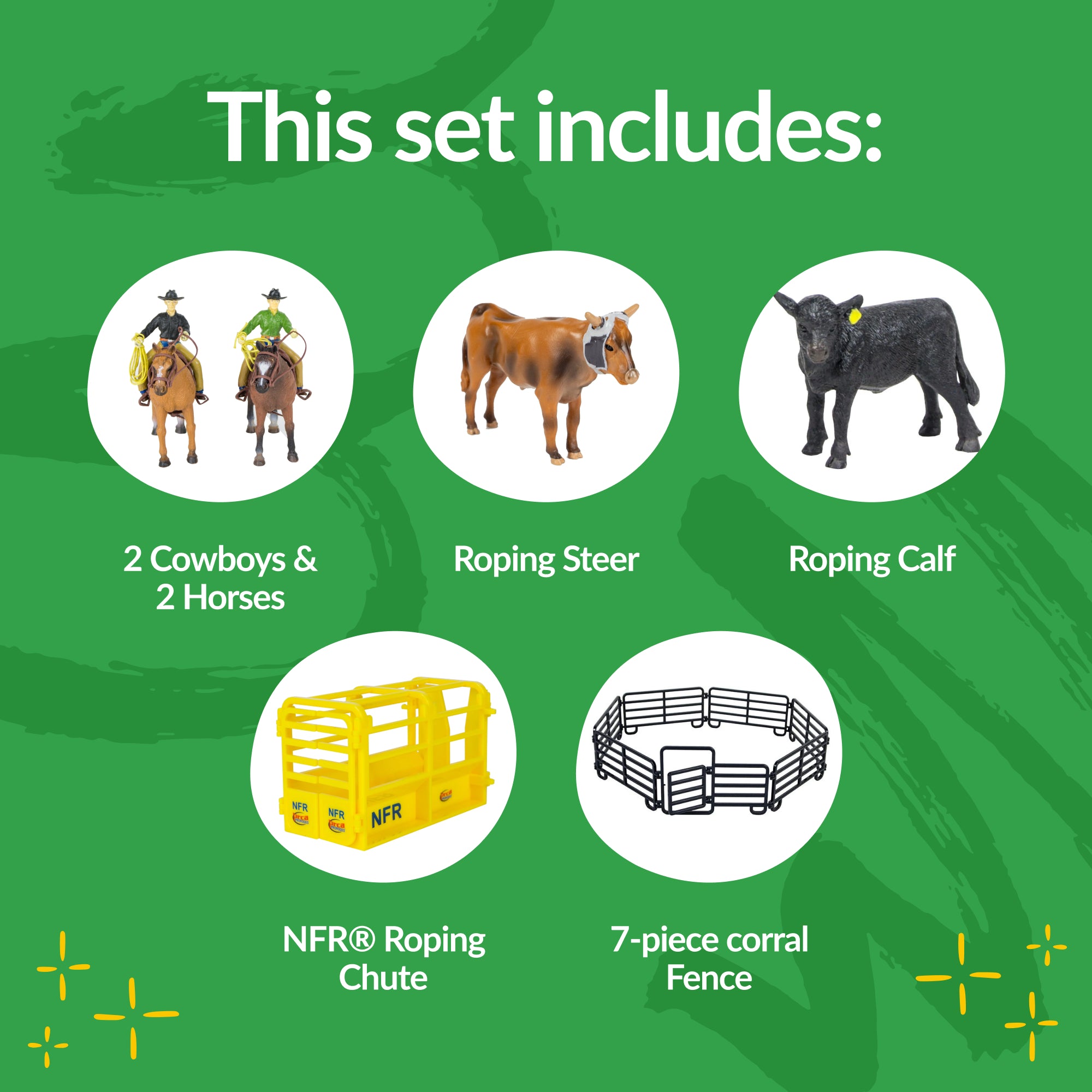 14-Piece Roper Set | bigcountrytoys.com