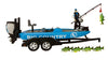 tournament professional bass boat boat trailer angler 5 bass fish fishing pole - 0