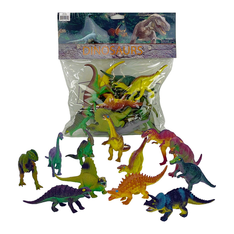12-piece dinosaur pack makes - 0