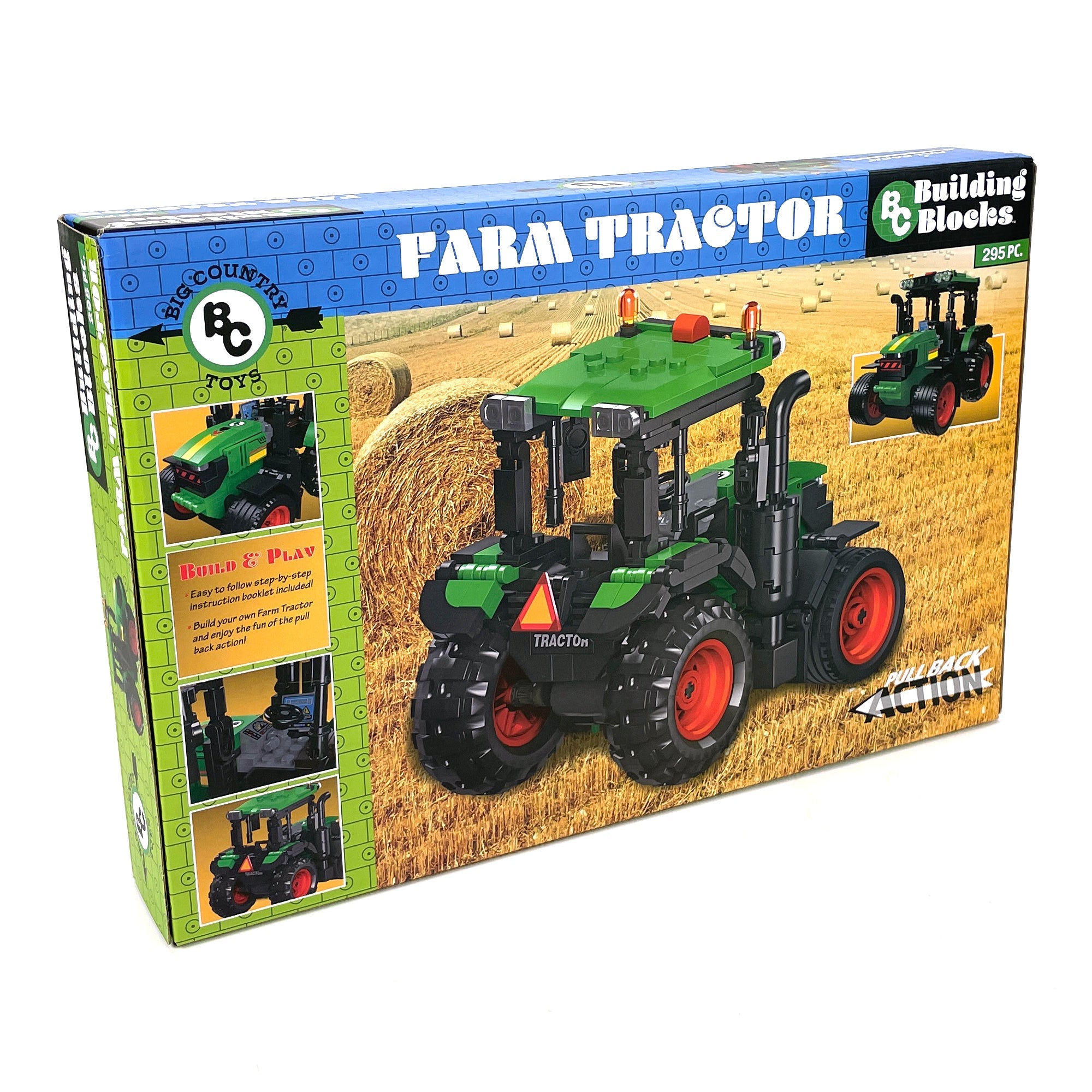 bc building blocks 295-piece farm tractor - 1