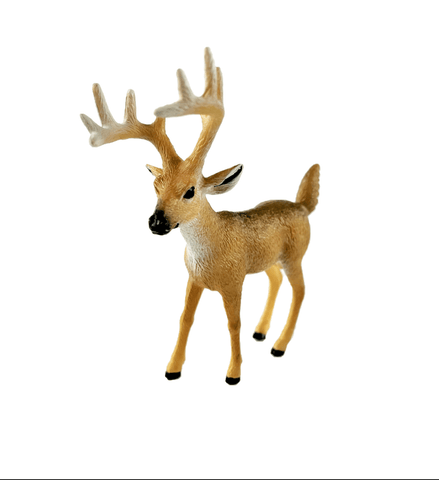 20 scale hand-painted white-tailed deer - 1