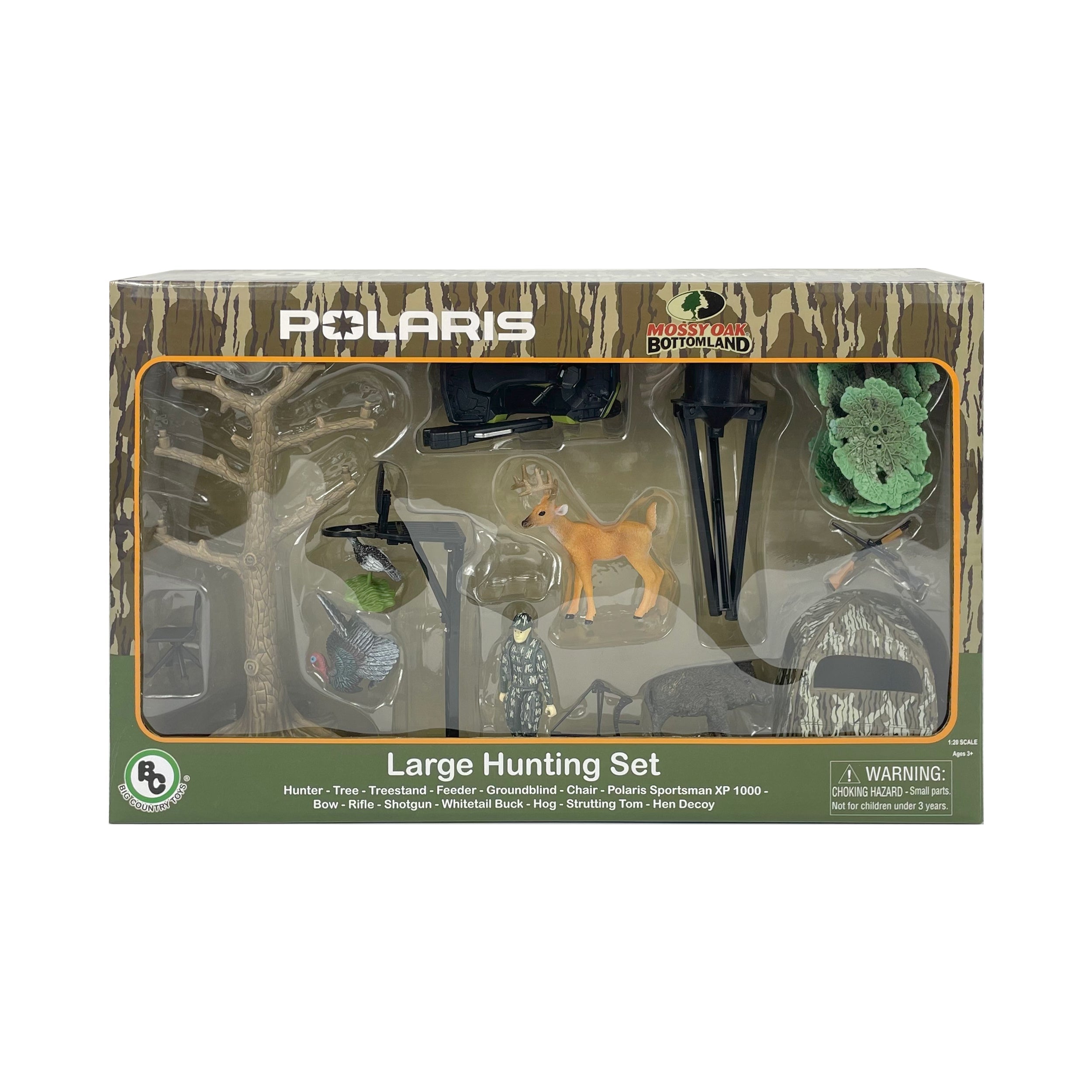 New-Ray Polaris Wildlife Hunter 9 PC Play Set Ducks Guns ATV 4 Wheeler Toys  for sale online